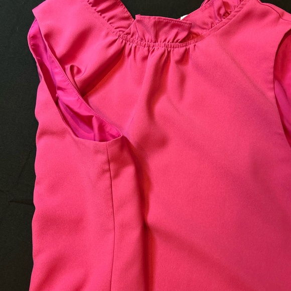 J. Crew Fuchsia Sleeveless Blouse - Picture 6 of 6